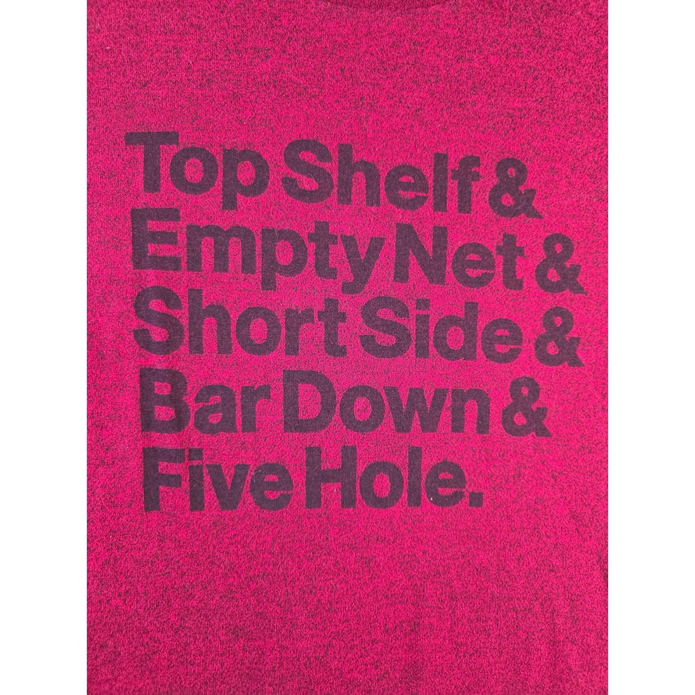 Roots Long Sleeve Hockey Graphic Tee XL Burgundy Athleisure Canada - Picture 2 of 6